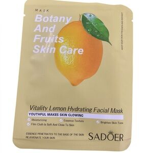 Sadoer (3 ) Vitality Lemon Hydrating Facial Mask Botany and Fruits Skin Care